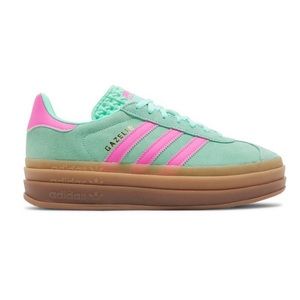 Adidas Women’s Gazelle Bold Pulse Mint Screaming Pink *NWT*